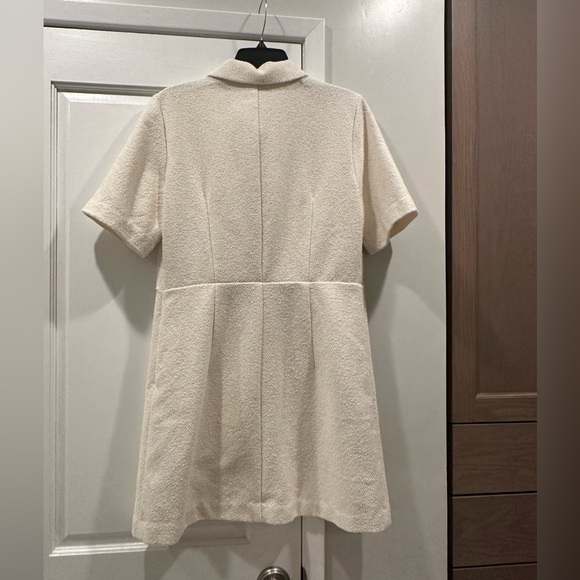 H&M Cream Textured Shirt Dress - Picture 13 of 13
